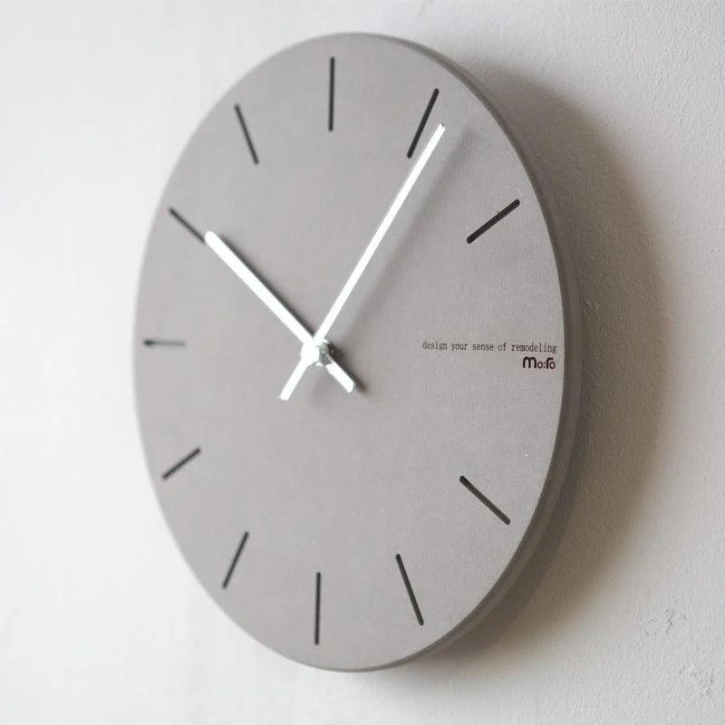 Minimalistic Simple Silent Wall Decoration Clock -