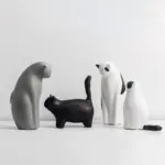 Minimalistic_Sitting_Cat_Sculpture_-_-4342101 Minimalistic Sitting Cat Sculpture