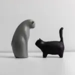 Minimalistic_Sitting_Cat_Sculpture_-_-4342107 Minimalistic Sitting Cat Sculpture