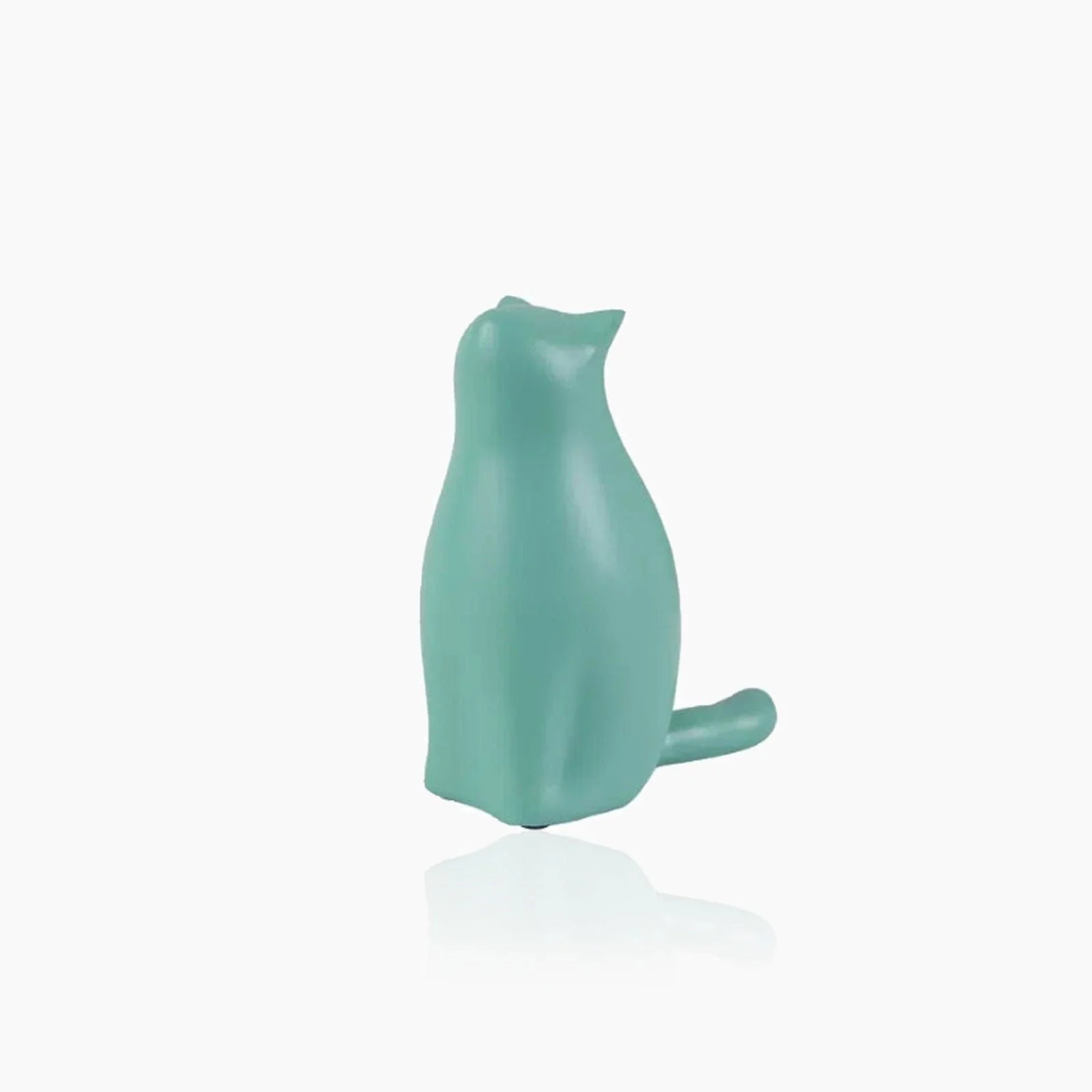 Minimalistic Sitting Cat Sculpture -