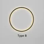 Minimalistische Led Cirkel Achtergrond Wandlamp Huis Indoor Decor Muur Schansen Woonkamer Hal Hotel Wandverlichting Bedlampje Zwart fdb00683 fe32 422f 928a d433bb9bf128