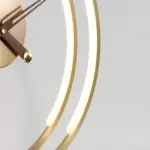 MinimalistischeLED TischuhrlampemitkabelloserLadefunktion ModernesDesignundhochwertigeMaterialien5
