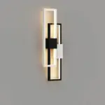 MinimalistsquareLEDwalllampwithironandsiliconeframe Homeko13