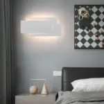 MinimalistsquarestackedLEDwalllampmadeofaluminum Homeko11