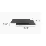 MinimalistsquarestackedLEDwalllampmadeofaluminum Homeko3