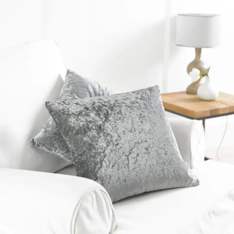 Mira Crushed Velvet Pillow Cover Decorfaure