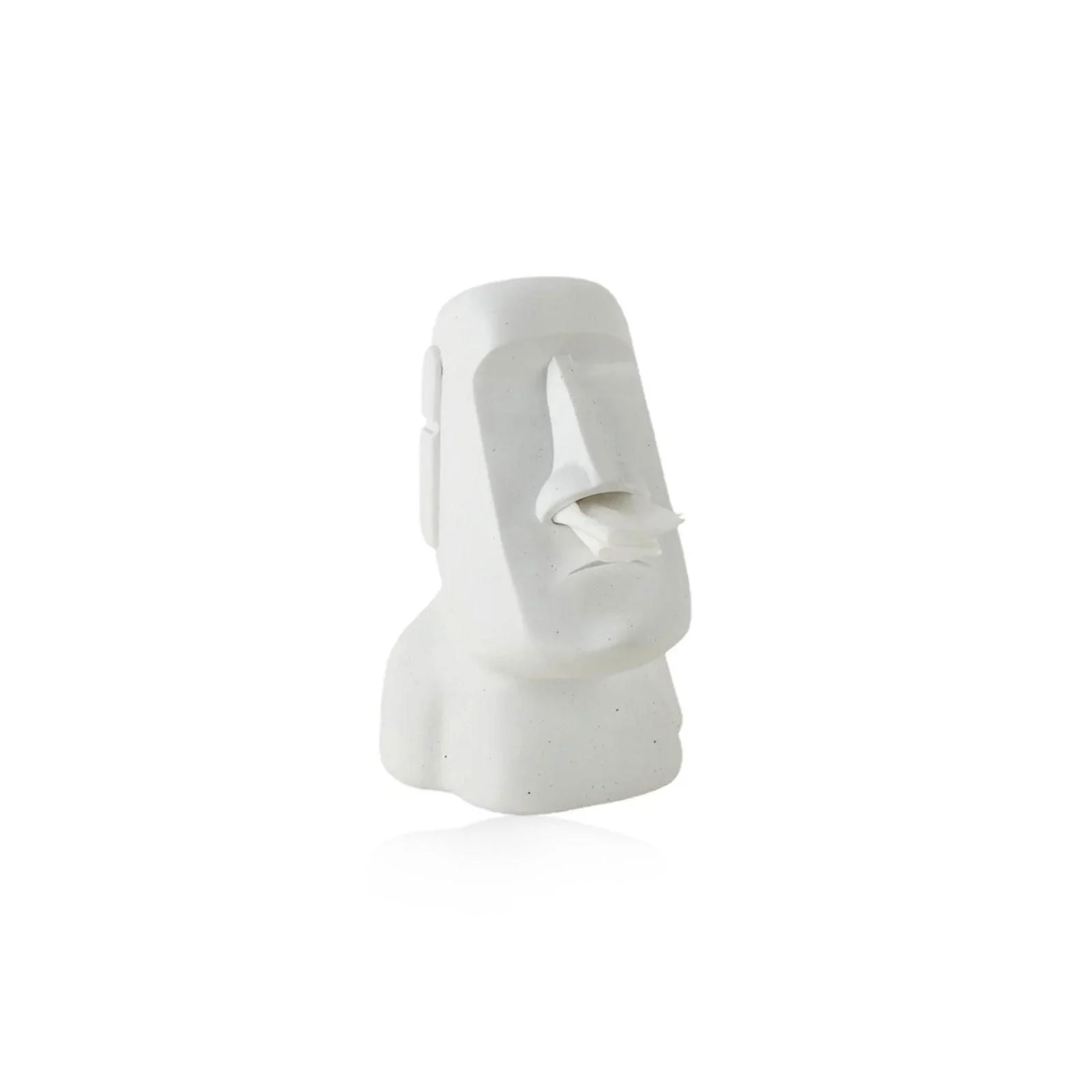 Moai Stone Statue Tissue Holder -