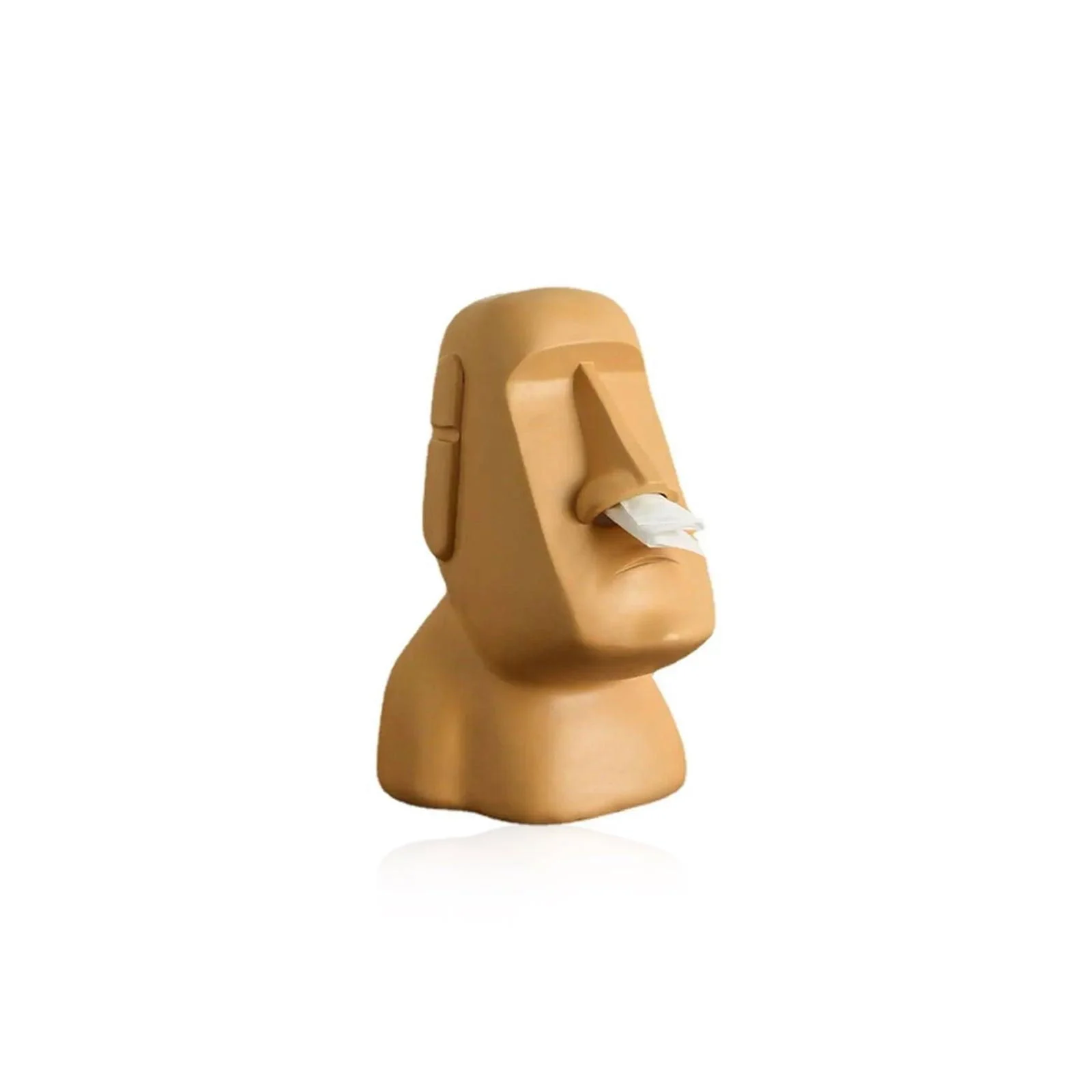 Moai Stone Statue Tissue Holder -