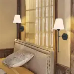 Modern American Led Wall Lamp for Decor Bathroom Mirror Light Bedroom Corridor Stairs Cloth Lampshade Wall 3bb5a9ac 7359 4720 a869 c6734f9bb85a
