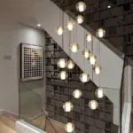 Modern Crystal Glass Ball LED Pendant Lights Fixtures Multiple Staircase Lamps Bar Hanging Lamp For Hotel 139072b5 09cf 4227 8003 4a7a4363b126