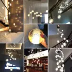Modern Crystal Glass Ball LED Pendant Lights Fixtures Multiple Staircase Lamps Bar Hanging Lamp For Hotel 1594d2ee 07ab 419a 841d d0d40f5f027c