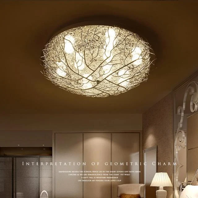 Modern Led Bedroom Ceiling Lights Children S Room Lighting Nordic Novelty Living Room Bird S Nest C85eba4d 1cfa 4d25 Bf16 C1a2ddfacb34