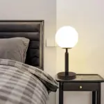 Modern LED Glass ball Brass Table Lamp luxury Home Decor Living Room Bedroom Bedside Night light 1d1cec2d 65f9 4cfb 9632 5ebf92512576