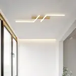 Modern LED Line Ceiling Lamp modern Living Room Dining Room Master Bedroom Study Fixture Gold Black 9fcafd33 c4d2 4f48 b655 51a30bded57c