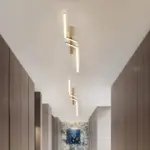 Modern LED Line Ceiling Lamp modern Living Room Dining Room Master Bedroom Study Fixture Gold Black b874093d 9e1b 4202 ba95 0a78a80732ca