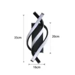 Modern LED Wall Light Curved Design Spiral Wall Lamp for Living Room Bedroom Bedside Aisle Home