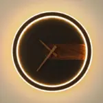 Modern Led Wall Lamp Mute Clock Sconce Lamp Living Room Bedroom Hotel Background Wall Light Indoor