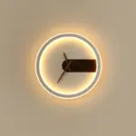 Modern Led Wall Lamp Mute Clock Sconce Lamp Living Room Bedroom Hotel Background Wall Light Indoor 1c062d3c 8756 46d1 aff4 d44eb2f6162b