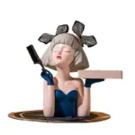 Modern Meisjesbeeld Make up Organizer Ornamenten Huisdecoratie Ambachten Vaas Hars Ornamenten Sleutelsnacks Snoepgoed Opslagdienblad Geschenk f94f7861 2001 4712 b579 089fc8d47447