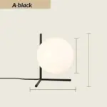 Modern Minimalist Glass Household Table Lamp Nordic Creative Personality Bedroom Bedside Lamp Hoom Decoration Ball Desk d032150e 462d 4116 98f9 1511ca9995e0