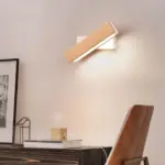 Modern Nordic Solid Wood LED Rotated Wall Lamp Bedside Night Light Bedroom Living Room Aisle Sconce 36f611ba 1eff 4215 90f1 001b2526af51