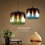 Modern Nordic colorful hanging Glass Pendant Lamp Fixtures E27 LED pendant Lights for Kitchen Restaurant living 3079de54 f081 48ca a3b6 8c9270246251