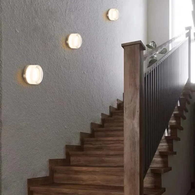 Modern Round Wall Lamp Led Glass Wall Light Sconce Living Room Aisel Corridor Bedroom Bathroom Home 2f8fa2d4 4d42 49fc B1b2 653beb107848