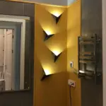 Modern minimalist triangle shape LED Wall Lamps Nordic style Indoor Wall Lamps Living Room Lights 3W 3cede949 e3fc 4575 b2c5 13286f633360