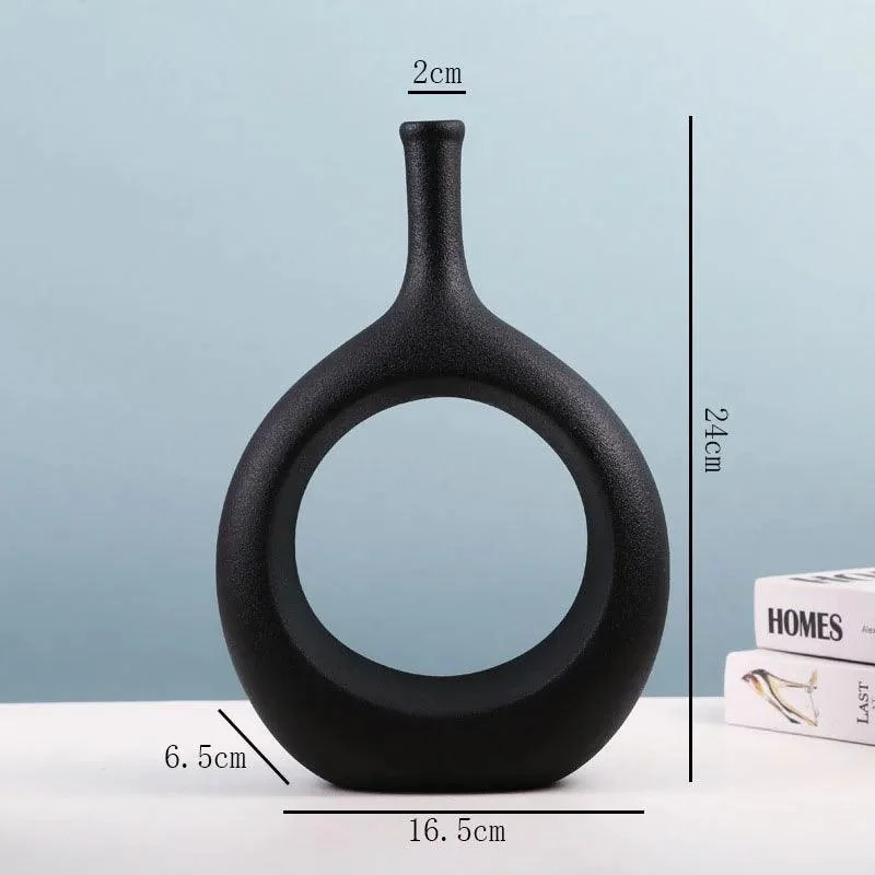 Modern Art Hollow Flower Vase - Homeko