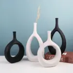 ModernArtHollowFlowerVase Homeko2