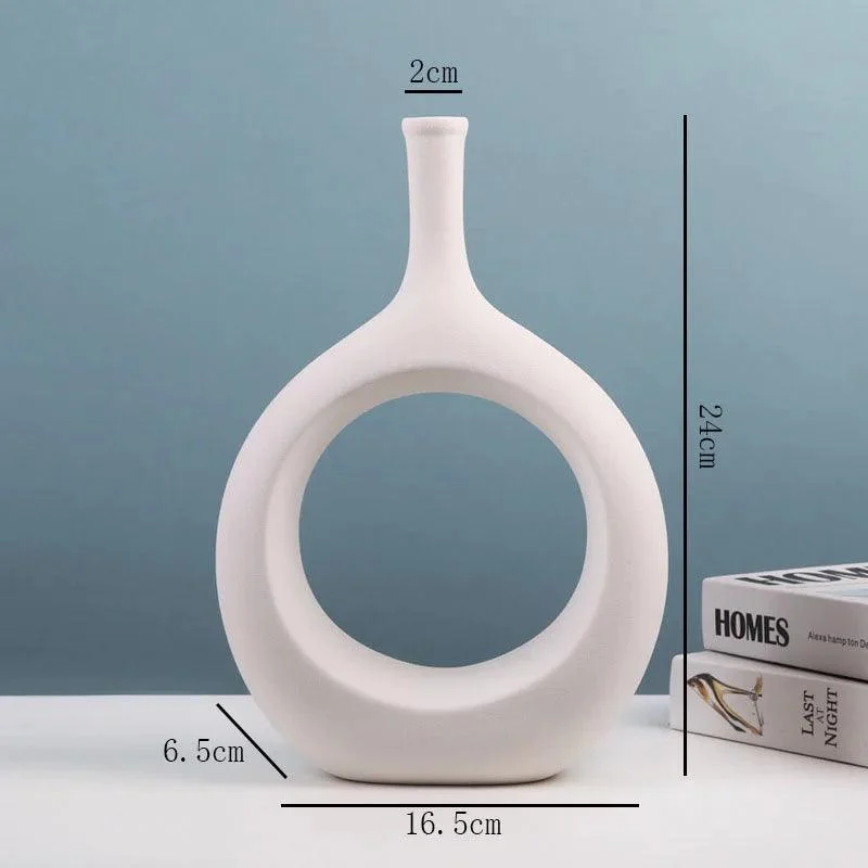 Modern Art Hollow Flower Vase - Homeko