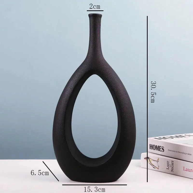 Modern Art Hollow Flower Vase - Homeko