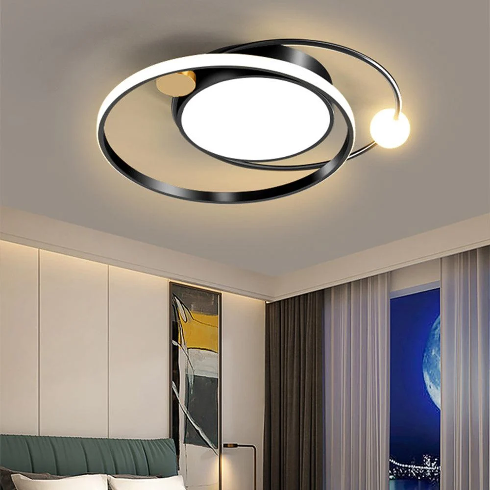 Modernartisticmetalroundledceilinglight 14