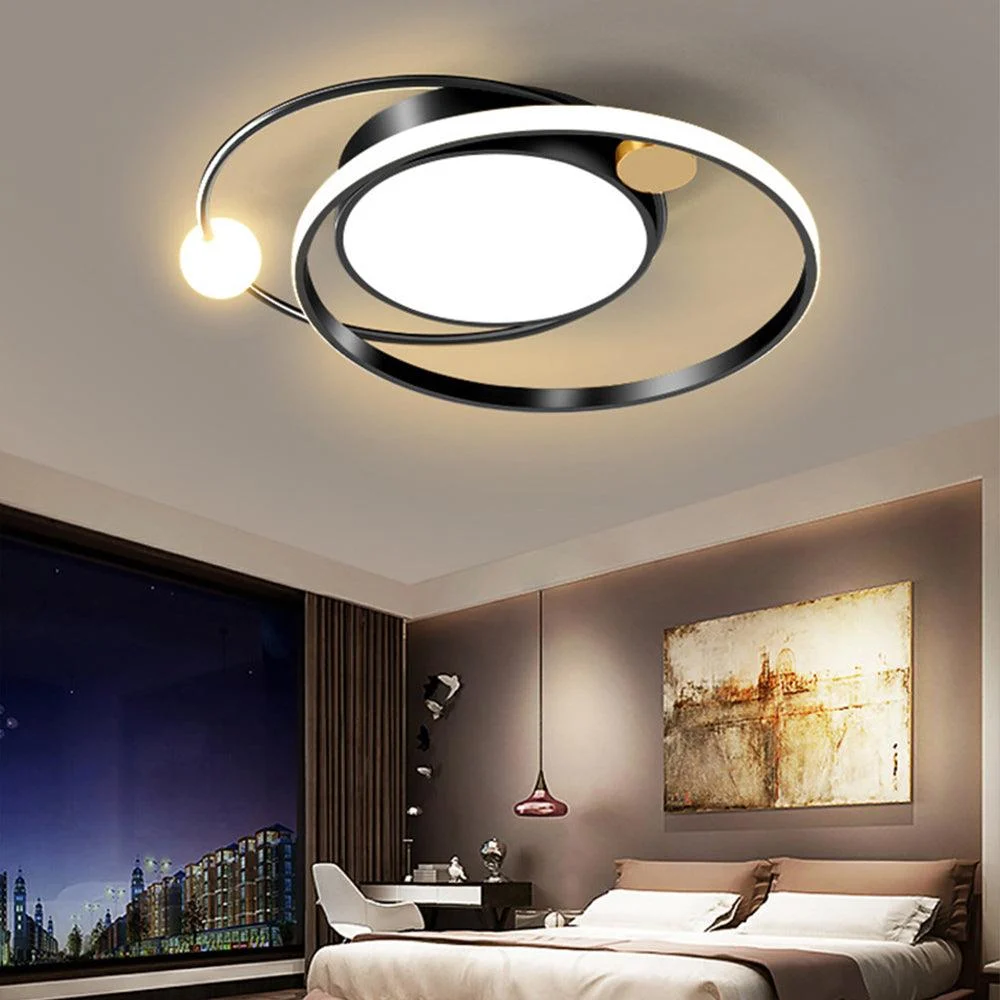 Modernartisticmetalroundledceilinglight 15