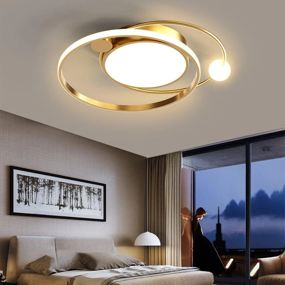 Modernartisticmetalroundledceilinglight 17