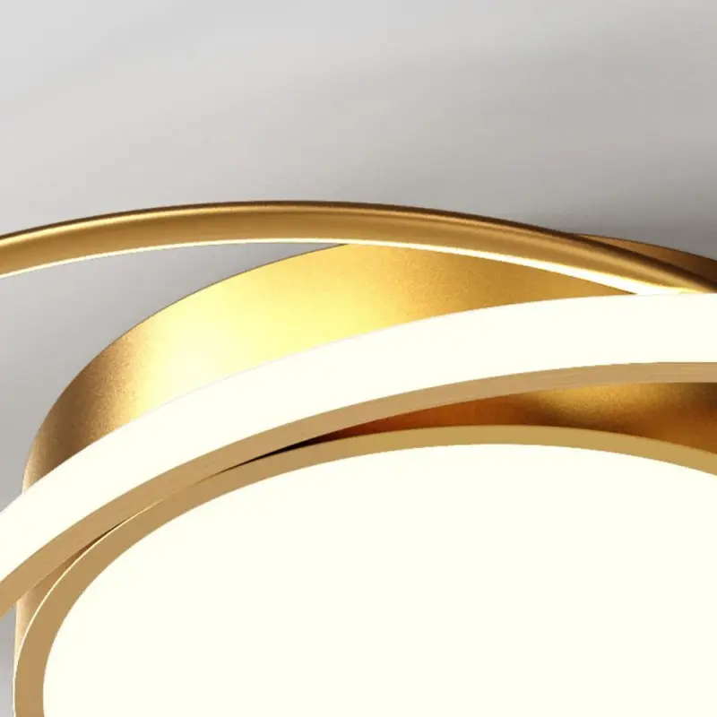 ModernArtisticMetalRoundLEDCeilingLight