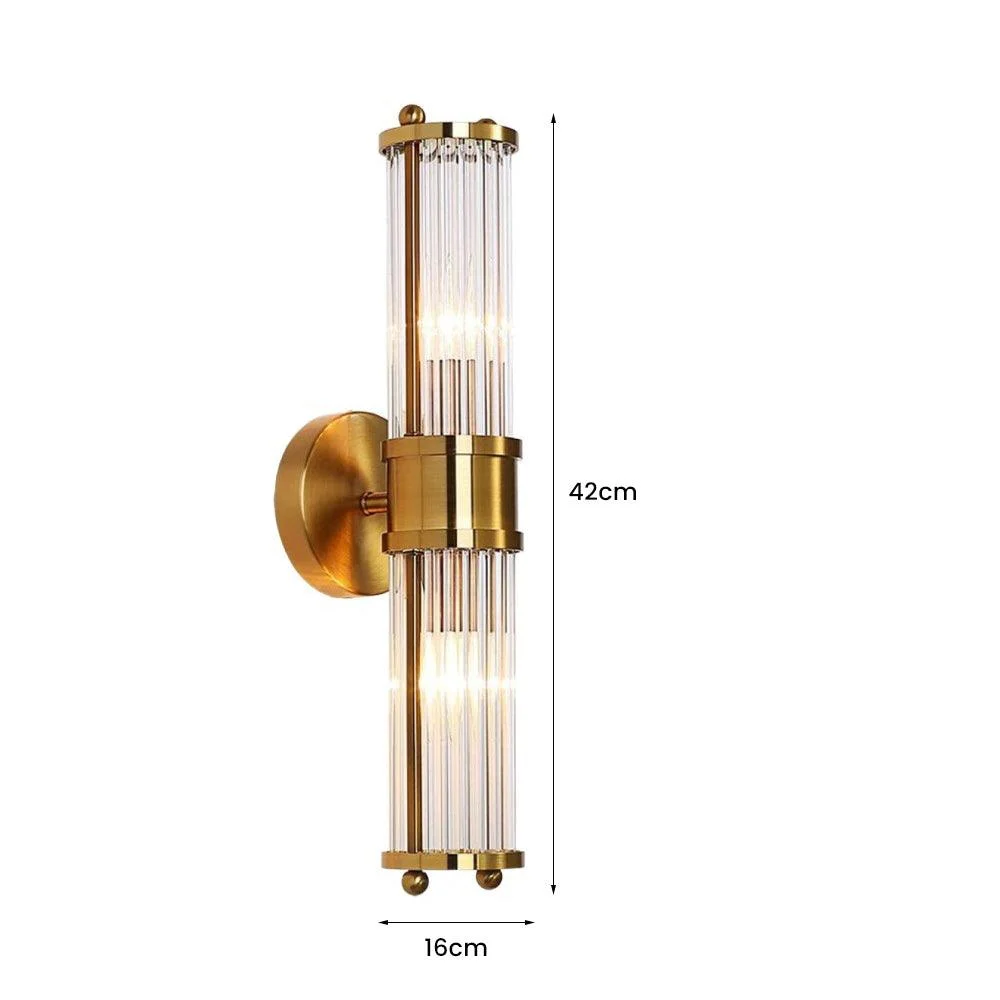 Modernbrassgoldcrystalwallsconce 1