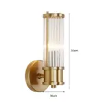 ModernBrassGoldCrystalWallSconce_2 ModernBrassGoldCrystalWallSconce