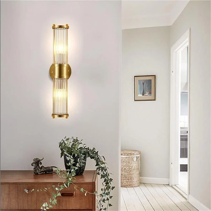 Modernbrassgoldcrystalwallsconce 7