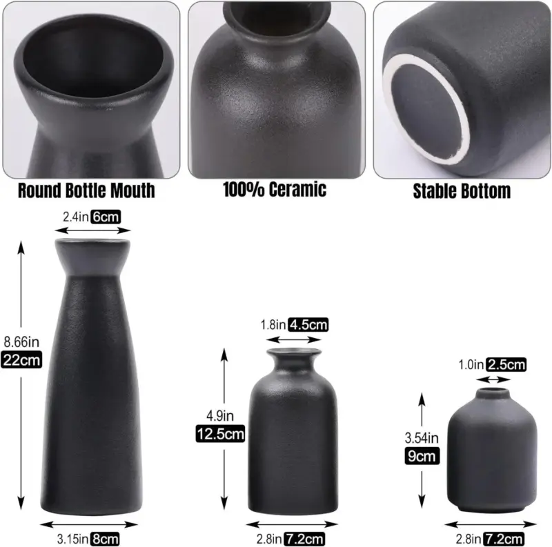 ModernCeramicFlowerVase Homeko3