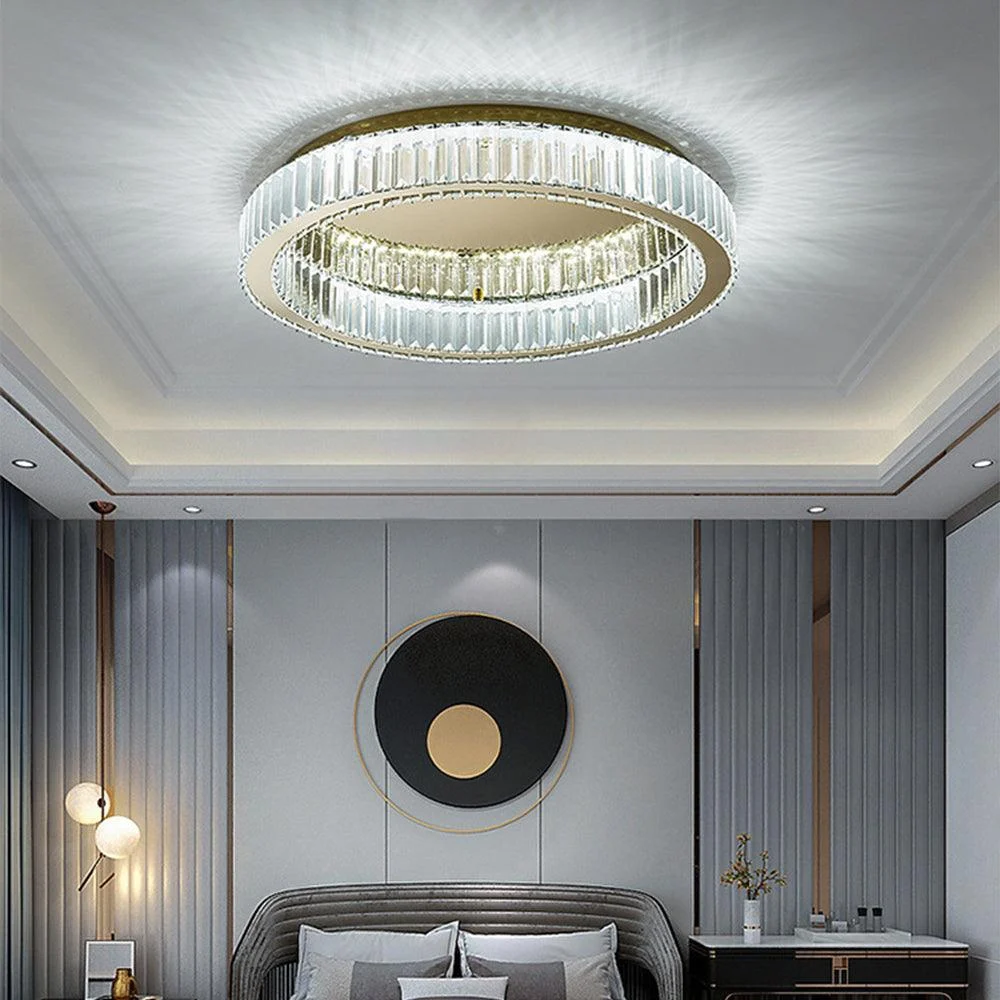 Moderncirclegoldcrystalceilinglight 10