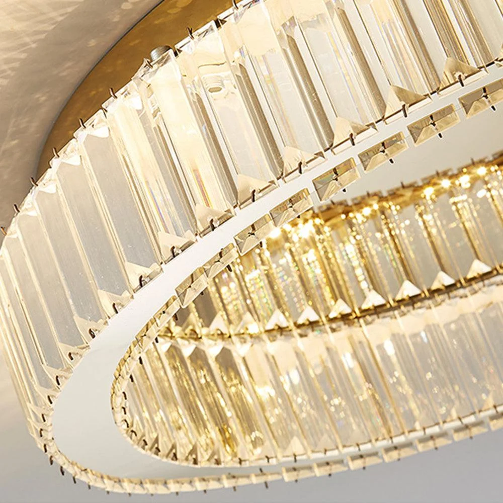 Moderncirclegoldcrystalceilinglight 11