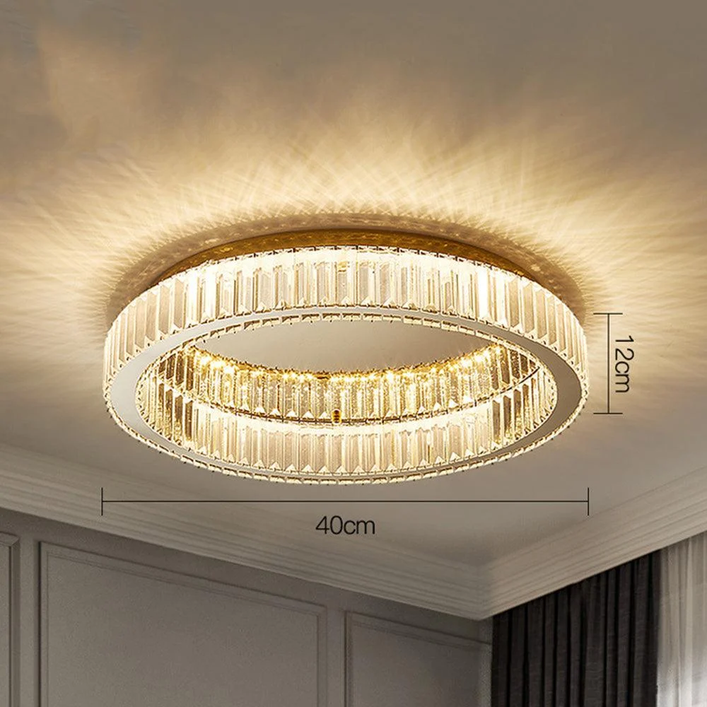 Moderncirclegoldcrystalceilinglight 12