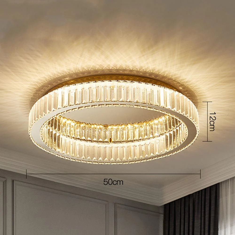 Moderncirclegoldcrystalceilinglight 13