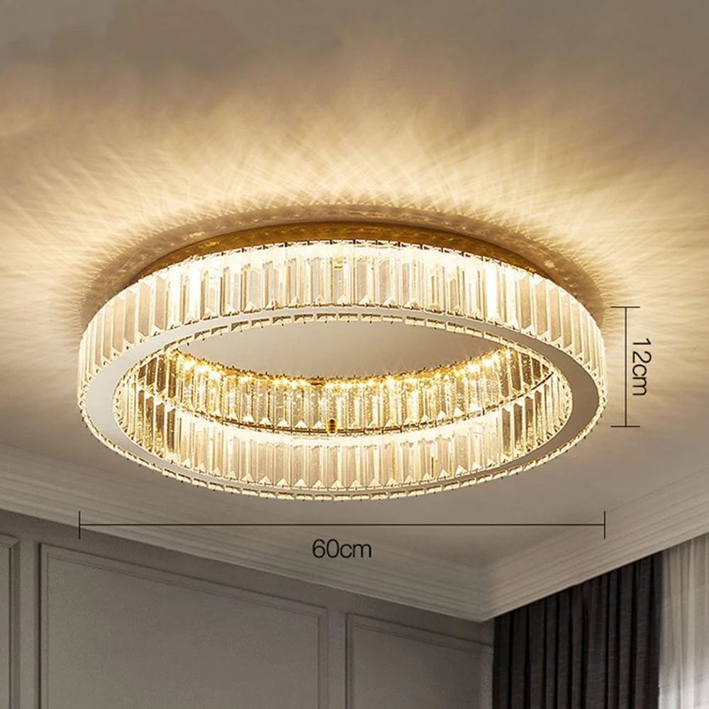 Moderncirclegoldcrystalceilinglight 14