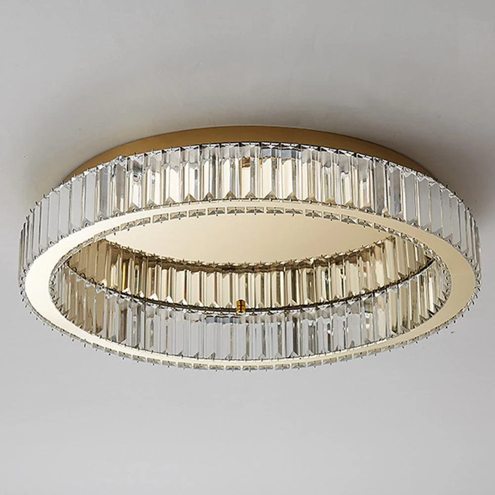 Moderncirclegoldcrystalceilinglight 8