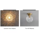 ModernClearGlassBallCeilingLampforHallway-Homeko11 ModernClearGlassBallCeilingLampforHallway Homeko11