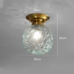 ModernClearGlassBallCeilingLampforHallway-Homeko13 ModernClearGlassBallCeilingLampforHallway Homeko13