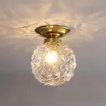 ModernClearGlassBallCeilingLampforHallway-Homeko14 ModernClearGlassBallCeilingLampforHallway Homeko14