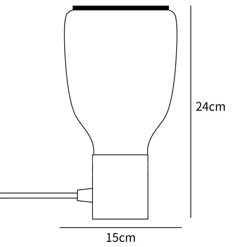 ModernColorfulBottleShapedTableLamp Homeko5